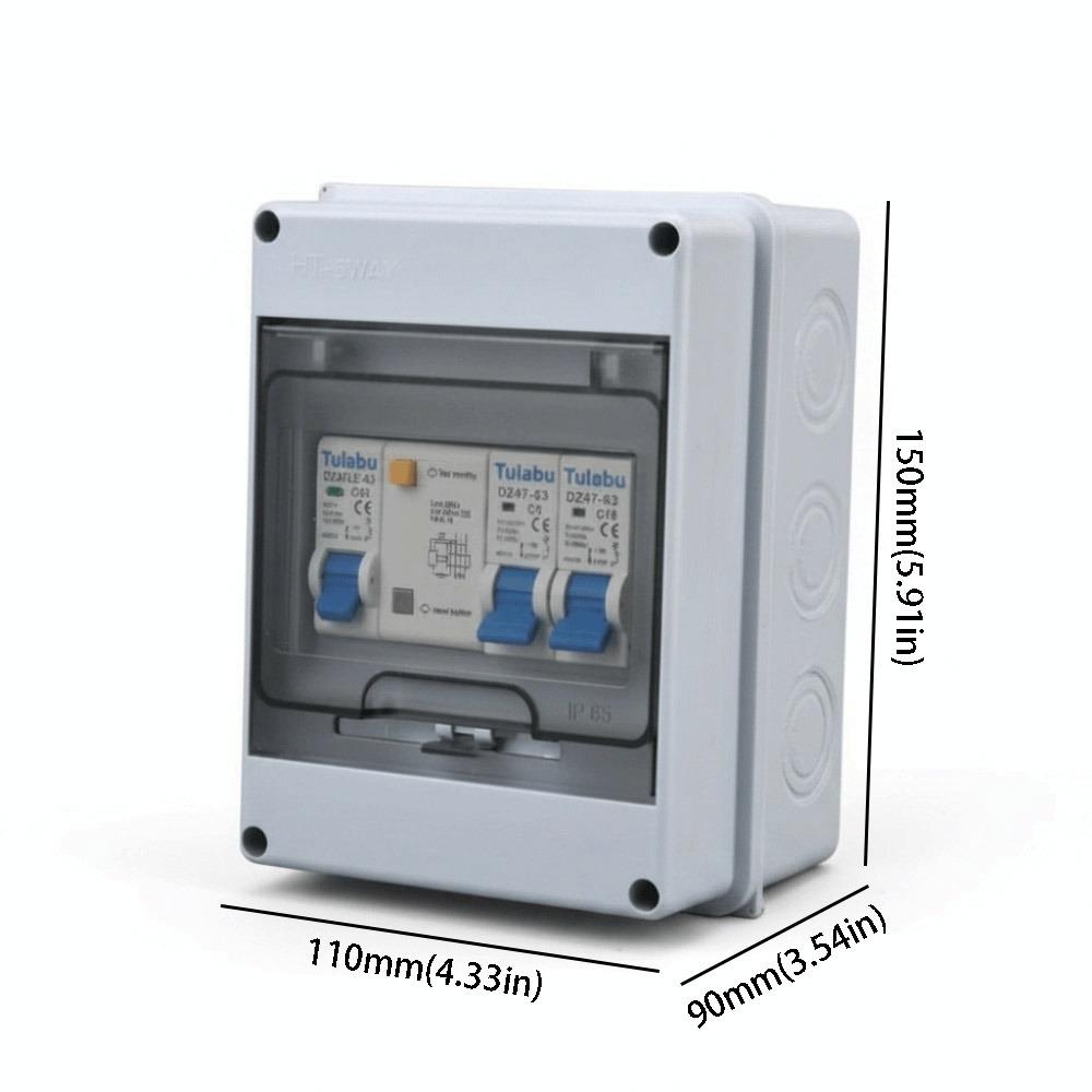 Caixa de Distribuição IP65 Caixa de Interruptores à Prova de Poeira Caixa de Junção Elétrica para Exterior Instalação Elétrica