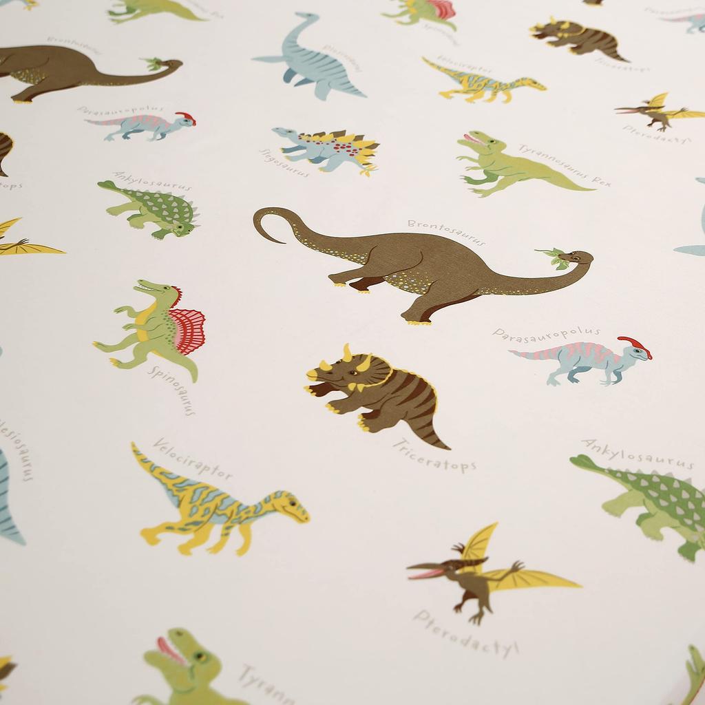 Cartoon Dinosaur Pattern Mattress Three-Piece Digital Printing Mattress Bedding Set Adult Children
