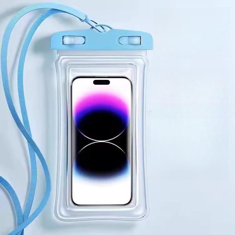 Universal Waterproof Phone Pouch with Sealed Design and Lanyard for Swimming and Diving