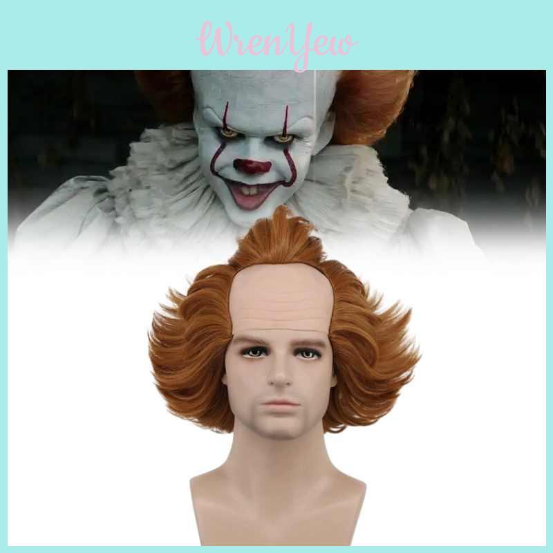 It Pennywise Cosplay Wig With Hightemperature Silk For Halloween Costume And Themed Parties