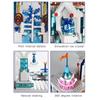 MOULD KING Bausteine Kreative Die MOC Schnee Palast Burg Modell Montage Ziegel Kinder Pädagogisches Spielzeug Weihnachten Geschenke