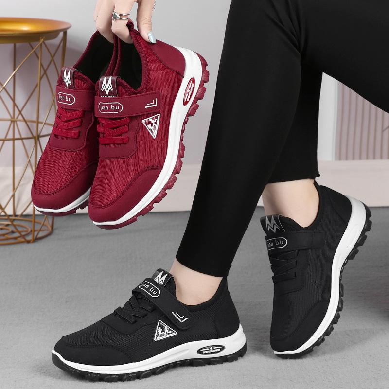Autumn and winter new thickened walking shoes casual sports flat men's and women's single shoes