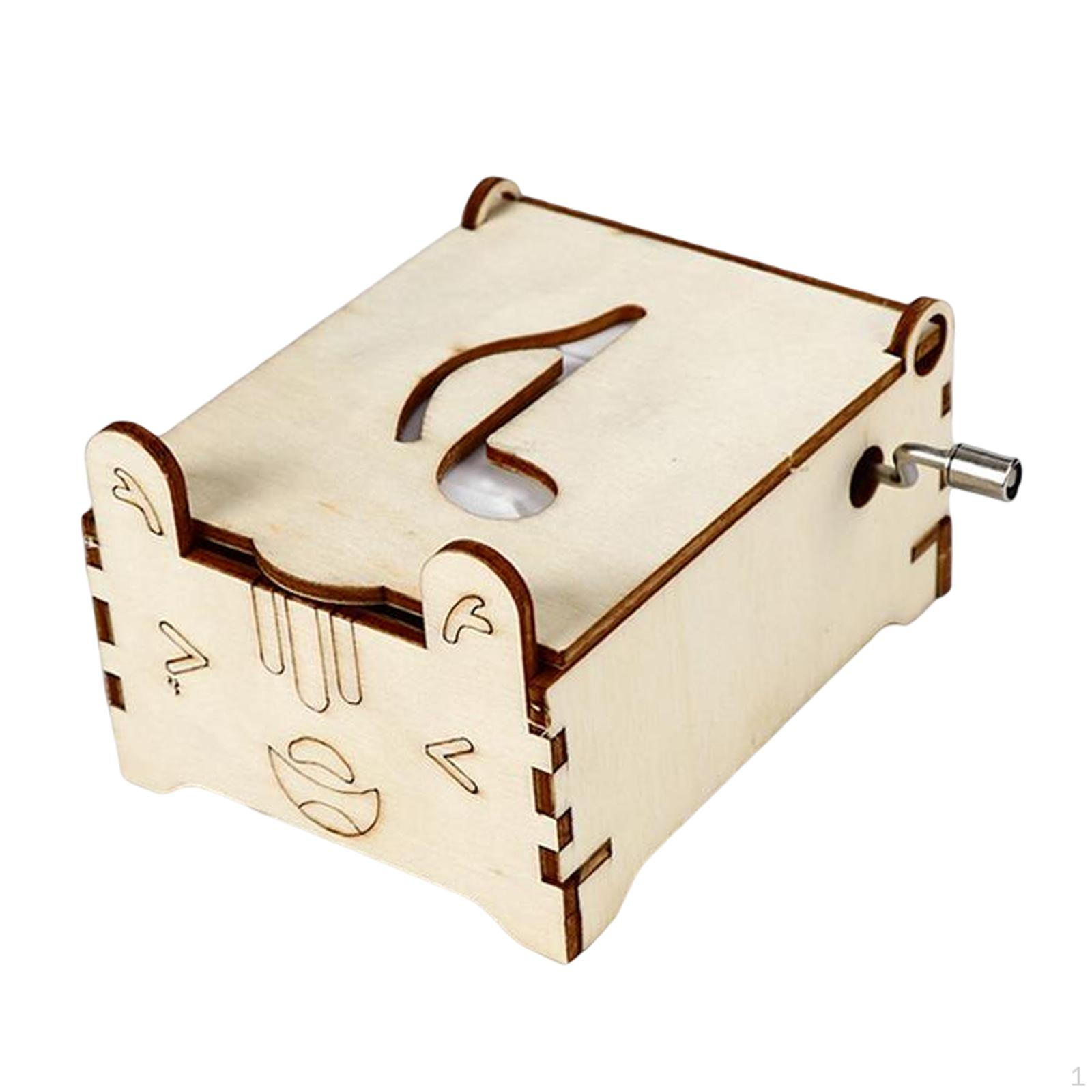 Music Box Material Kit Hand Crank Science Kits Developmental Toy for Home Children Adults