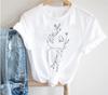 Creative Face Graphics Woman Graphics 90S Blouses Harajuku Summer Short Sleeve O-Neck White Female Tops Streetwear Y2K Clothing