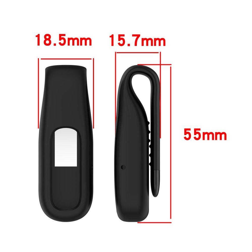 Silicone Protective Case Clip Replacement Buckle Holder Watch Clip Protector for Google Fitbit Air