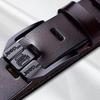 Men's PU Vintage Pin Buckle Leather Belt - Casual & Business Versatile Accessory for Jeans