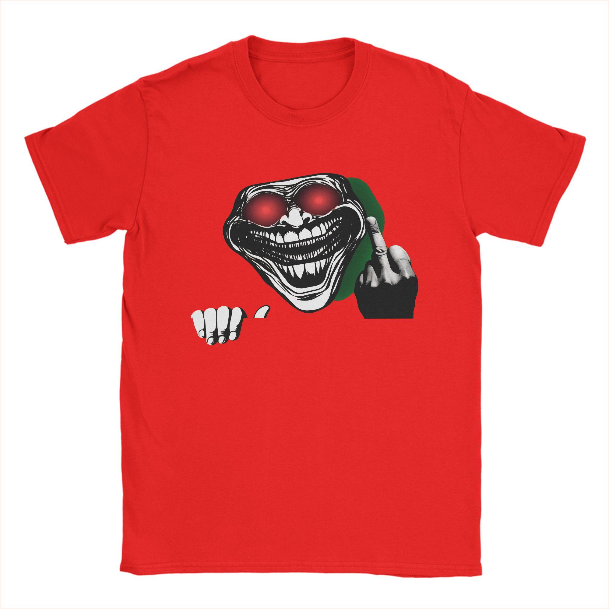 

Trollface Meme Graphic Unisexs T Shirts Casual Tees Short Sleeve Crew Neck TShirts Cotton Gift Idea Clothing S