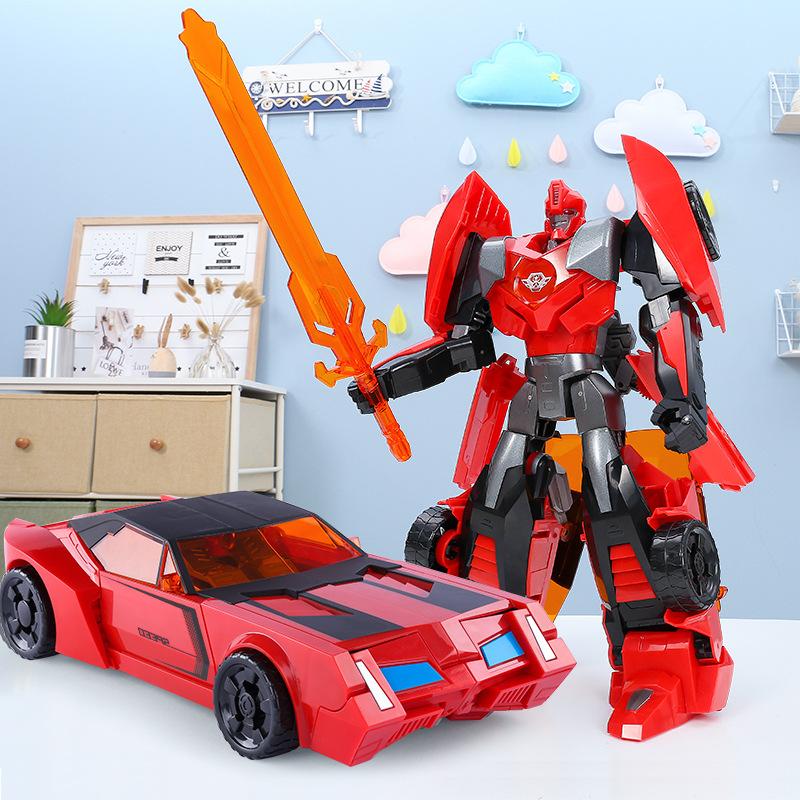 New Shape-Changing Toy Car Robot Bumblebee Optimus Dinosaur King Kong Figure Genuine Column Children'S Boy