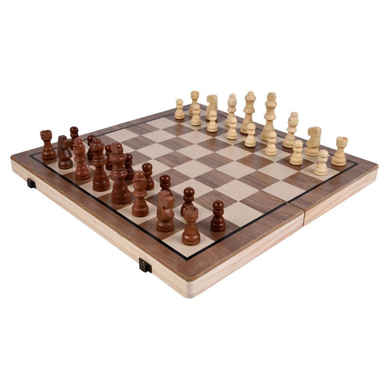 15 Custom Wooden Chess Board Set Magnetic Chess with Silicone & Paper Pieces Custom Board Game Gift for Kids Magnetic chess