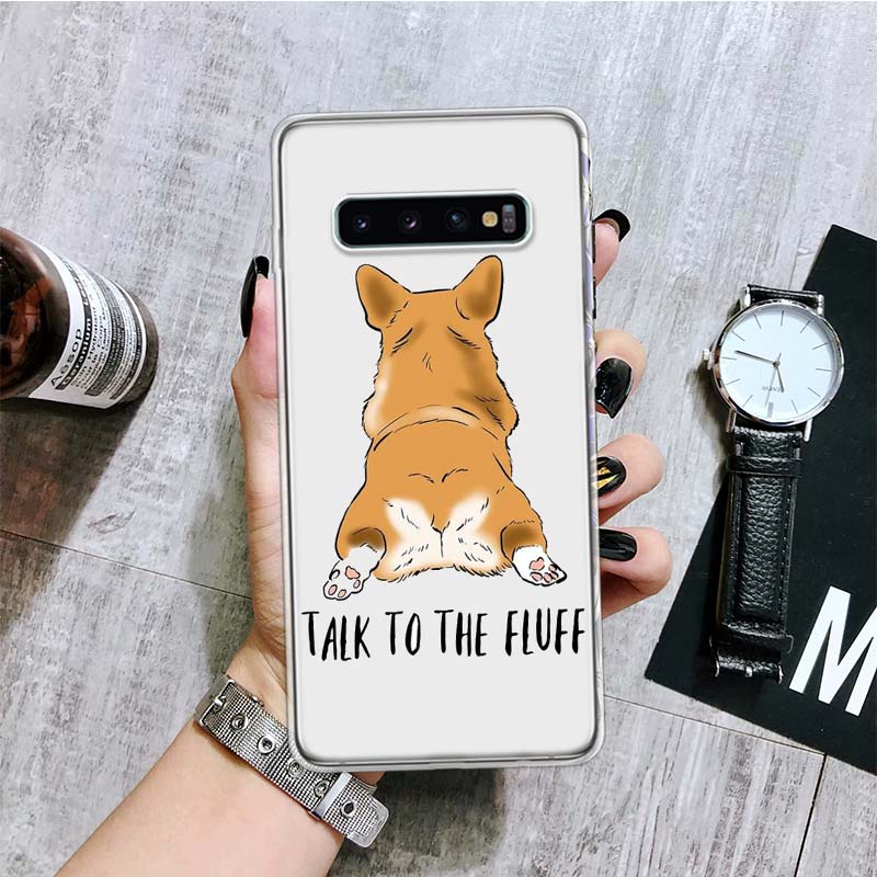 

Мультяшный Корги Супер Милый Пес Чехол Для Телефона Для Samsung Galaxy S26 S25 Edge S24 S23 FE S22 Ultra S21 Plus S20 + Fundas Чехол Coque G Samsung S26 Ultra