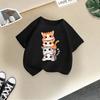 Children's Short-sleeved Boys'  Girls' T-shirts Cotton Summer Casual Tops