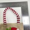 Jinmingguan Creative Burlap Christmas Tote Bag with Feet for Candy Gifts