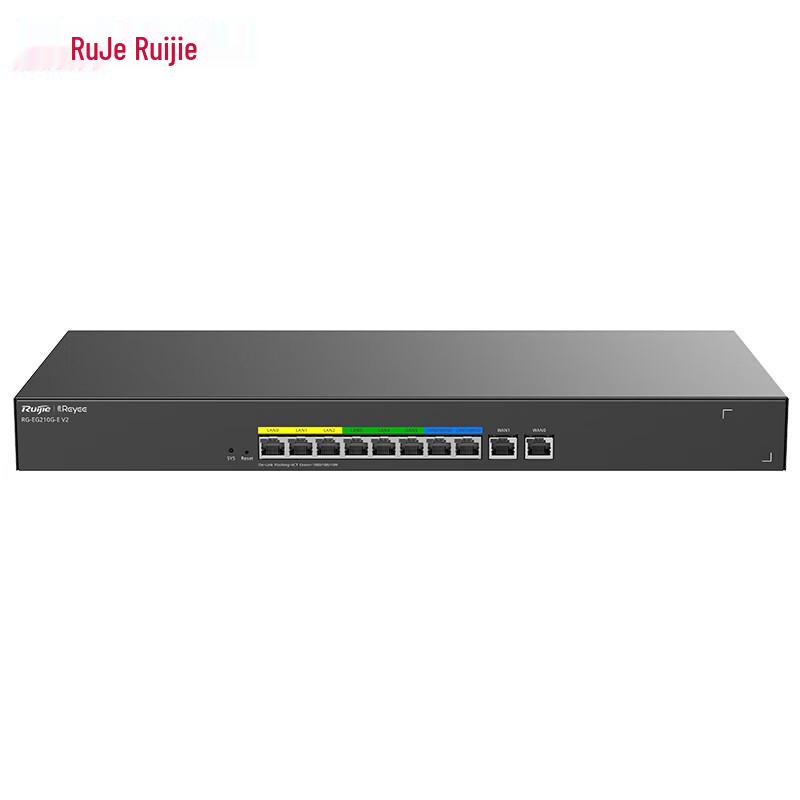 Ruijie RG-EG210G-E V2 10-Port Gigabit Enterprise Gateway Router (CN version)