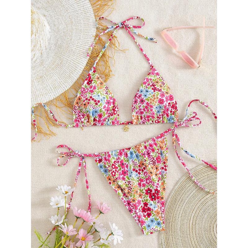 Sexy Micro Bikini Women Swimsuit 2026 Two-piece Thong Bikinis Sets Lace Up Beach Wear Female Swimwear for Woman Bathing Suits