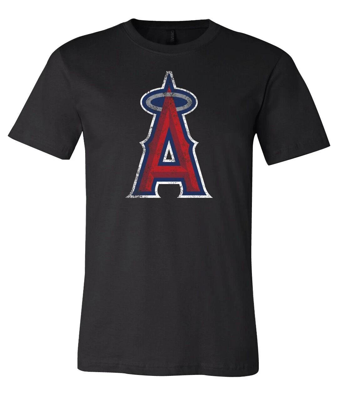 Los Angeles Angels A Logo Distressed Vintage logo T-Shirt 6 Sizes S-6XL!! M