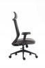 Furnitex ergonomic black and gray office chair with mesh headrest
