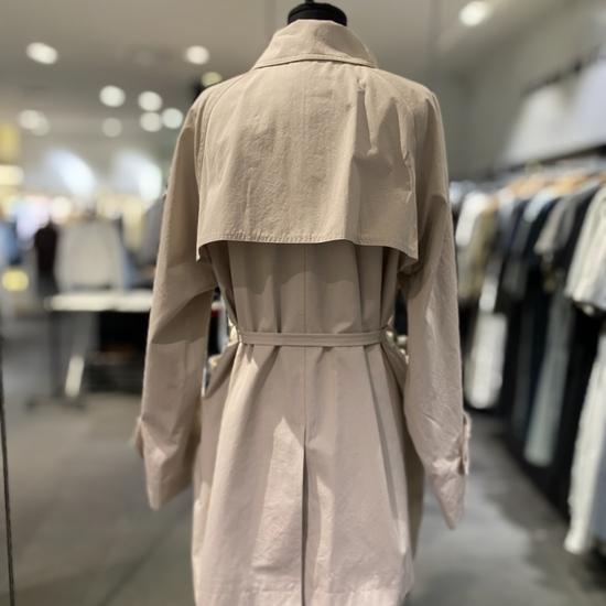 VOV Cotton Belted Half Trench Coat