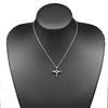 TIFFANY&Co. Open cross Necklace Silver925 3.25g Women Used