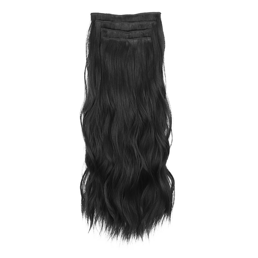 

MISS WIG Женская мода Длинные волнистые светлые волосы Наращивание волос 4 шт. Шиньон Синтетическое волокно Натуральные волнистые невидимые волосы 22 Inch