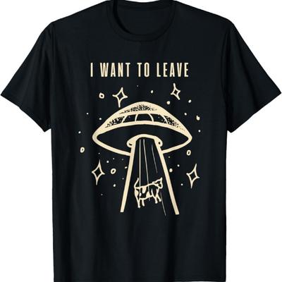 Funny Alien Abduction Meme for Alien Spaceship Lovers T-Shirt