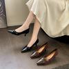Stiletto Heels for Women - New Style Leather Shoes with Heightening Effect