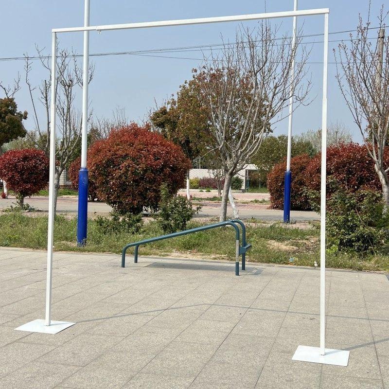 Golden Wrought Iron Wedding Arch Telescopic Stand for Stage Decoration