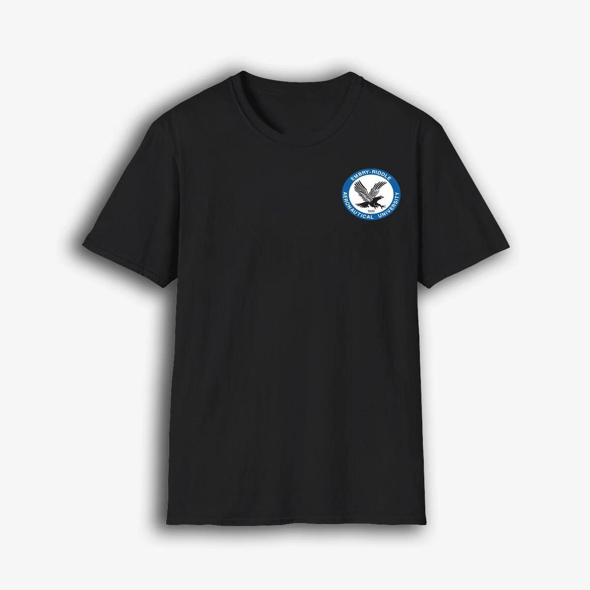 t shirt men embry-riddle aeronautical  Logo T-Shirt  S-5XL XS