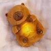 New Breathing Simulation Capybara Stuffed Animal, Glow Lullaby Comfort Toy for Children Bedtime