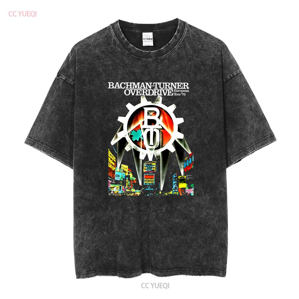 Bachman Turner Overdrive Poster Concert T Shirt All Size S To 5XL LL2124 long or short sleeves vintage Washed Breathable