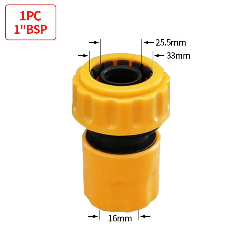 Garden Hose Quick Water Connector For Water Gun Tap 1/2"3/4"3/8" 1 Inch Adapter Irrigation Pipe Joint Fitting Accessories