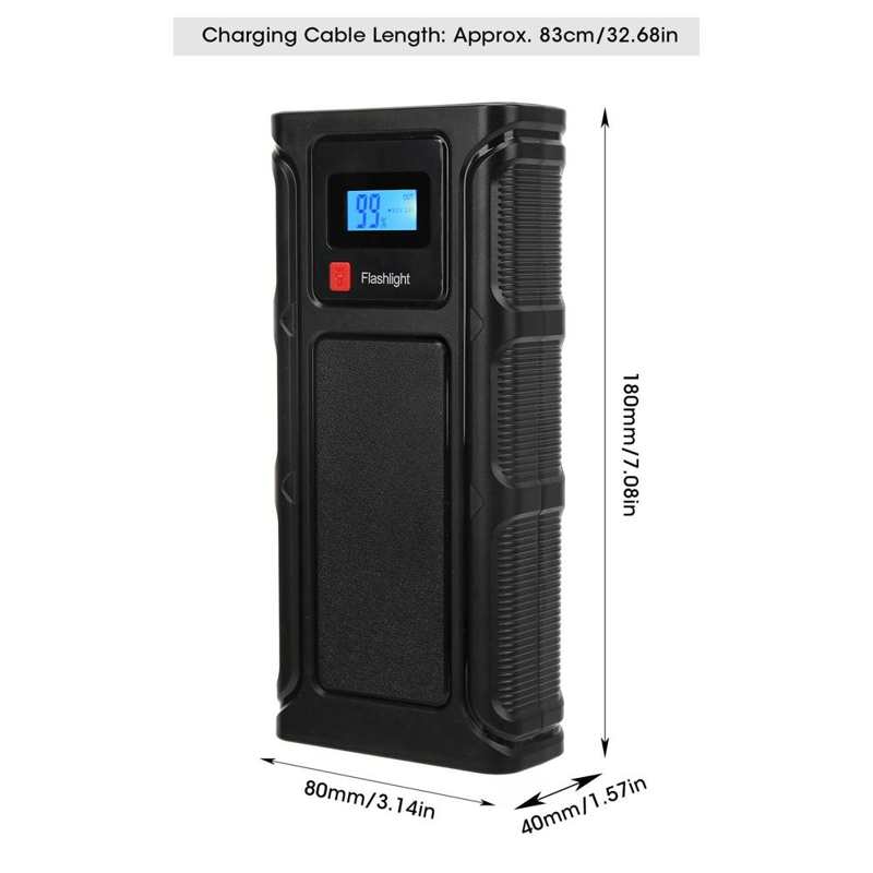 Autobatterie-Ladegerät, Batterie-Starter, verlängerte Klemmkabel für Motorräder, für 12-V-Autos für