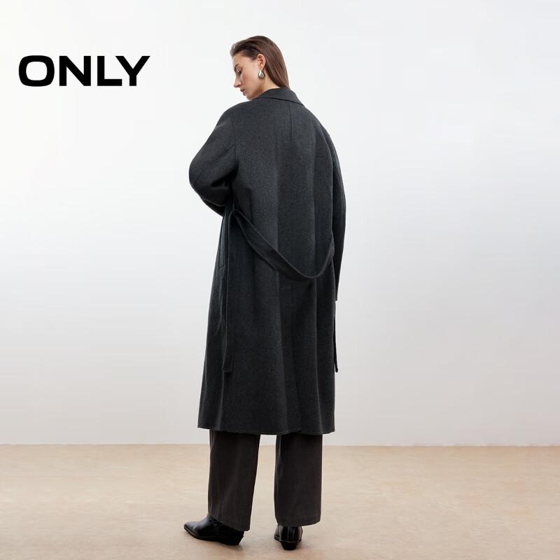 ONLY Women's Merino Wool Double-Faced Long Coat