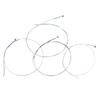 Violin Strings 3 Full Set Stainless Steel Core Nickel Plated Ball End Nickel Chrome with 1 Piece Cleaning Cloth for Musical Instruments E-A-D-G