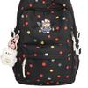 New High-value, Fresh and Sweet Polka Dot Backpack for Junior High School Students, Contrasting Colors, Lightweight and Large-capacity Backpack.