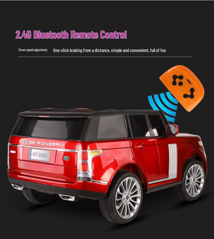 XL Off-Road Kids Electric Car, 4WD, Double Seat, Remote Control, Ride-On Toy