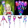 Light Led Up Sticks Toy Christmas Tree Pentagram Princess Flash Wand Prop Party