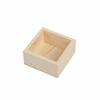 Portable Square Wooden Box Decorative DIY Wooden Storage Container Paintable Small Mini Sundries Jewelry Boxes Gifts