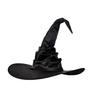 Halloween Witch Hat Cosplay Costume Black Folds Wizard Hat Striped Socks Long Gloves Set Headgear Decor Props For Adult New