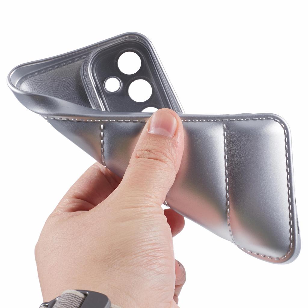 JTW Series For Samsung Galaxy S23 FE Case Down Jacket Design Rubberized Phone Back Protector