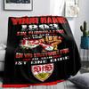 1pz Coperta di Flanella Personalizzata con Nome e Motivo VfB Stuttgart Adatta a Tutte le Stagioni per Arredamento Casa Calore e Comfort Regali Regalo Festivo_xia