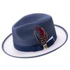 Spring And Summer Foldable Wish Splicing Men'S And Women'S Seaside Vacation Shade Jazz Hat Top Hat