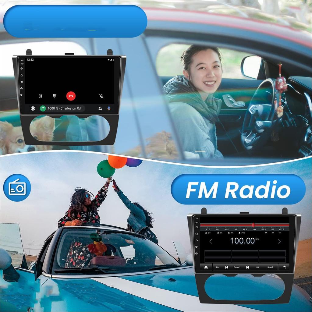 Car Radio 9in IPS Touch Screen Voice Control Car Stereo with Rear Camera Mic for Teana Altima 2008 2009 2010 2011 2012