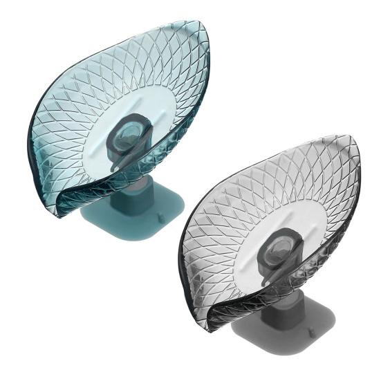 Punch-free Soap Box Stain-proof Unique Creative Leaf-shaped Soap Dish Bathroom Accessories
