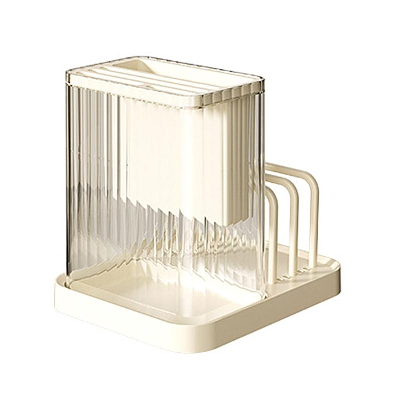 Multifunctional Kitchen Cutter and Cutting Board Stand with Chopstick Holder Space Saving Storage Rack Organizers