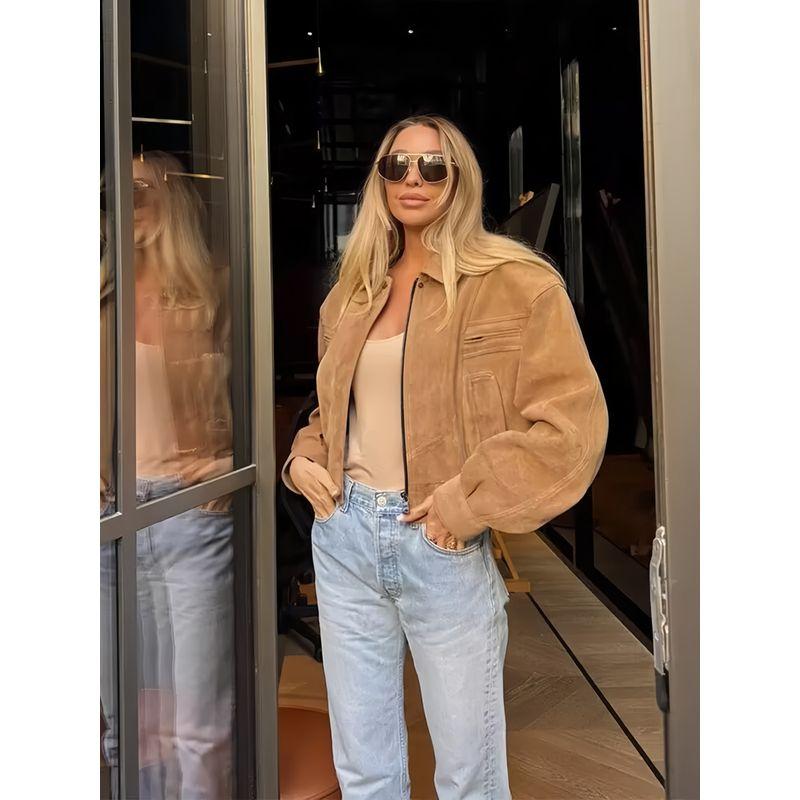 Times New Luxury American Retro Sweet Cool Style Fashionable Super Nice Fancy Short Work Clothes Motorcycle Jacket