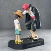 Anime Figure One Piece Luffy Four Emperors Shanks Straw Hat Luffy Action Figure Monkey D Luffy Collection Figure Doll Toys