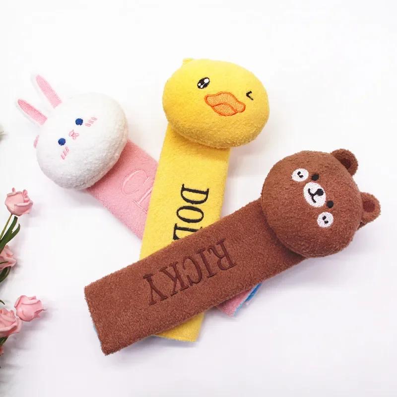 Universal Car Cartoon Soft Seat Belt Cover Auto Seat Belt Covers Plush Safety Belt Shoulder Protection Auto Interior Accessories