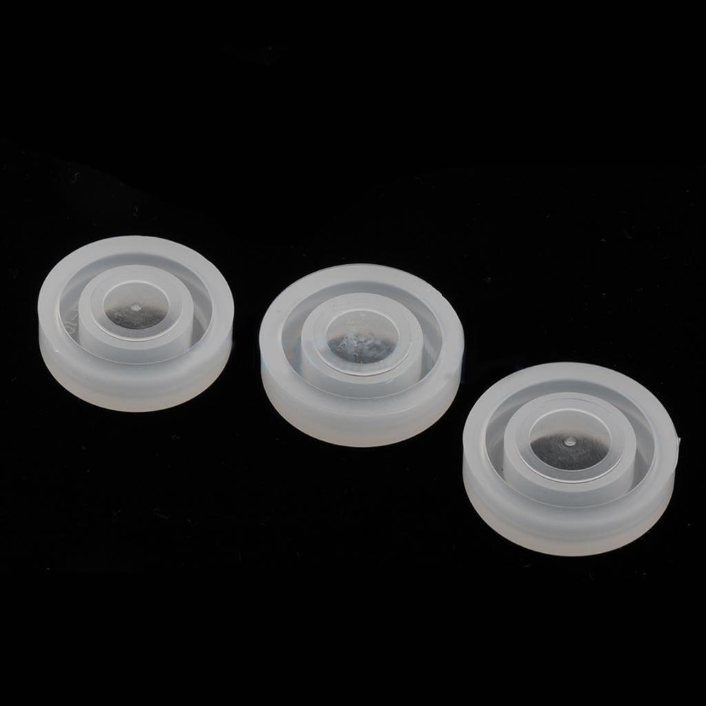 3pcs New 16mm 17mm 18mm DIY Silicone Ring Mold Resin Epoxy Jewelry Making Craft