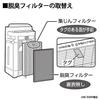 [Genuine Product] Sharp Humidifying Air Purifier Deodorizing Filter FZ-D50DF