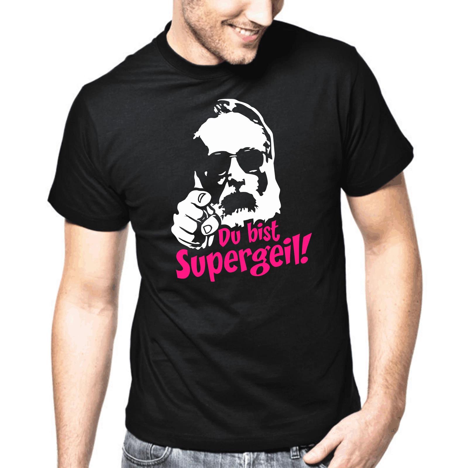 Men s and Women s T-shirts Tu Es Supergeil Spot Publicitaire XXXL